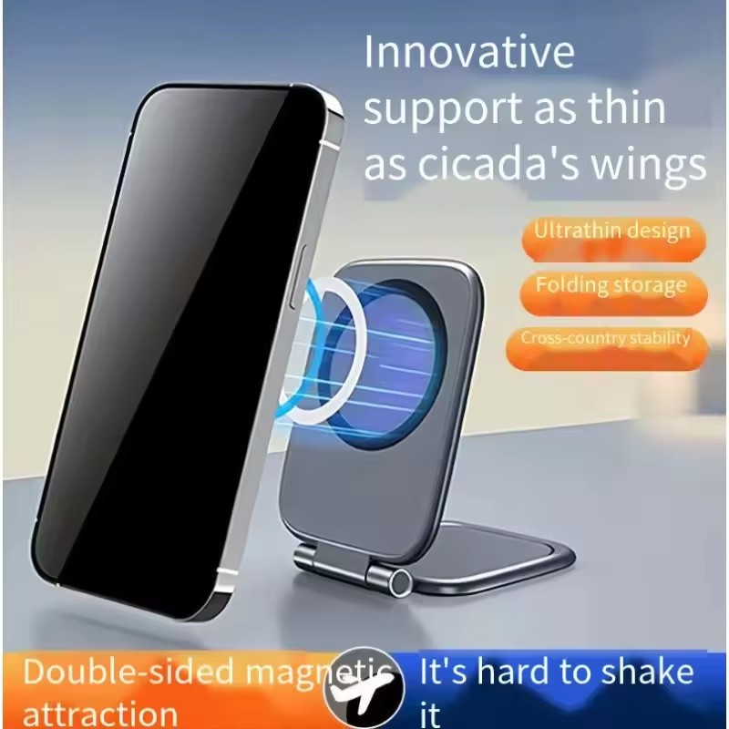 Useful Electronic Gadgets - Magnetische telefoonstandaard Autotelefoonhouder Ultradunne opvouwbare sterke