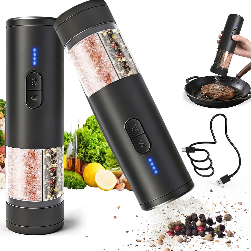 Kitchen Electronics Gadgets - 1/2 stuks Gravity elektrische zout- en