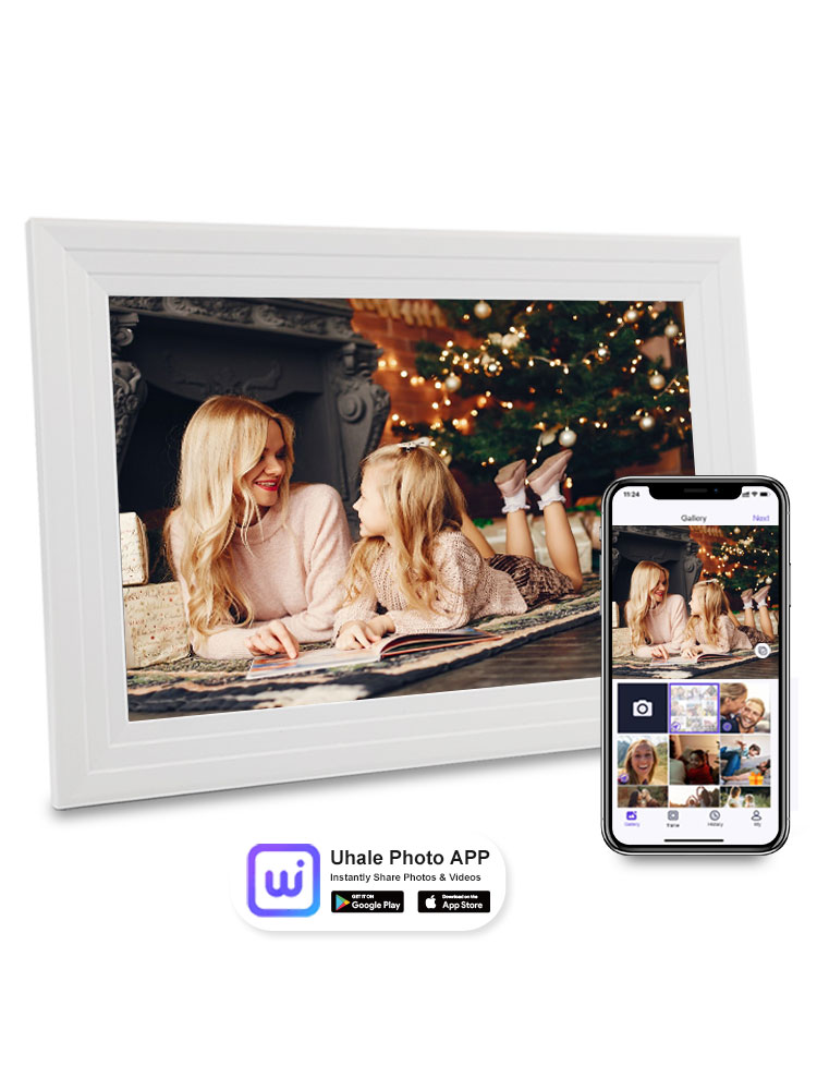 Digital Photo Frame Wifi - 10,1-inch WiFi digitale fotolijst Cloud digitale