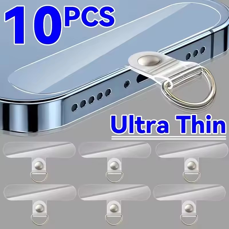 Mobile Electronics Gadgets - Universele transparante afneembare telefoonkoordclips Kaartpolsbandjes Patches