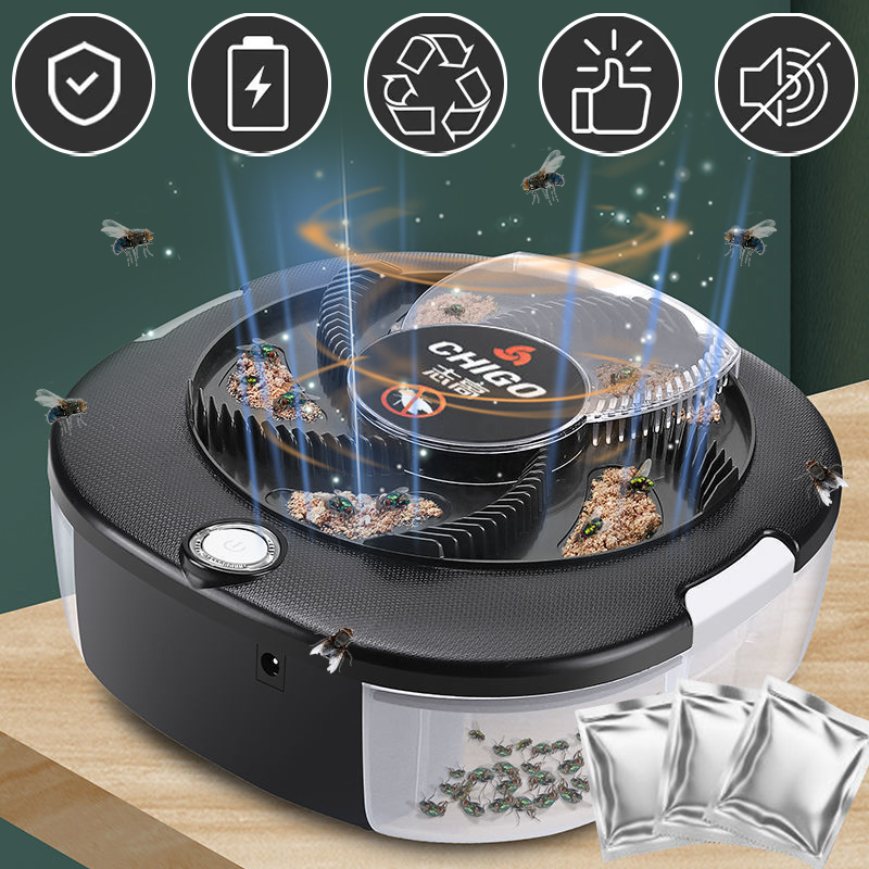 Kitchen Electronics Gadgets - Flycatcher Oplaadbaar/USB Elektrische Fly Trap CHIGO