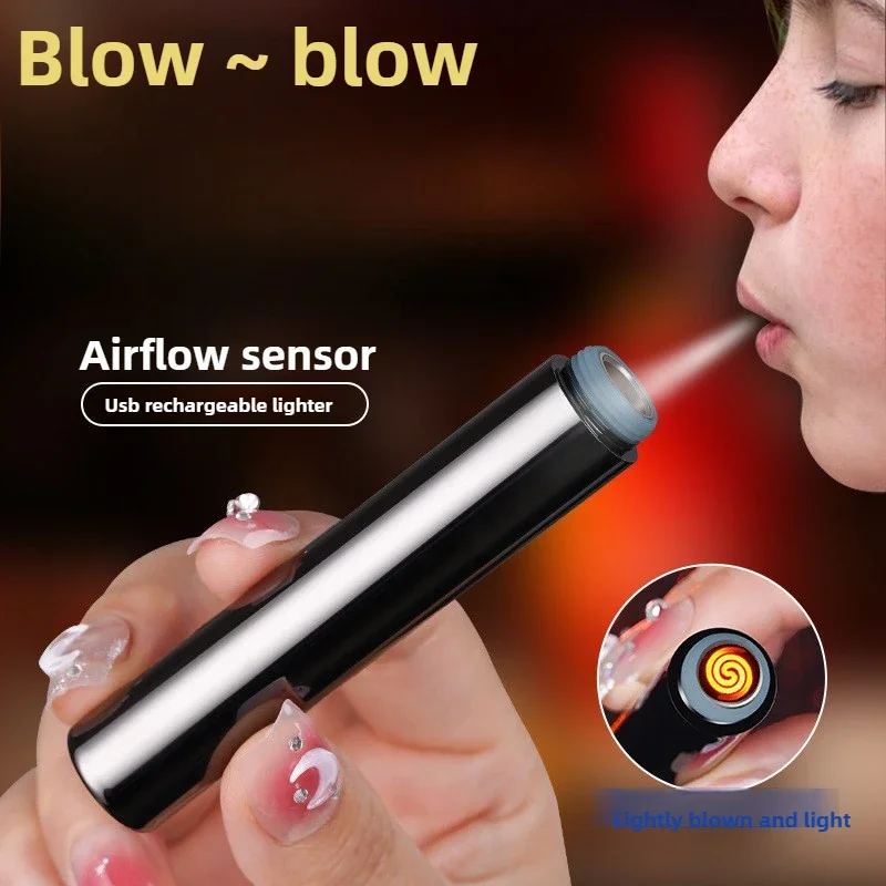 Electronics And Gadgets With I - Creatief Blazen Winddicht Vlamloze Elektronische Aansteker