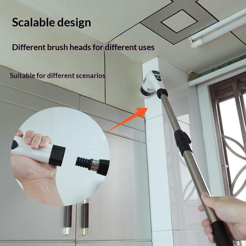 Kitchen Electronics Gadgets - HOMEFISH Draadloze Spin Scrubber Elektrische Reinigingsborstel