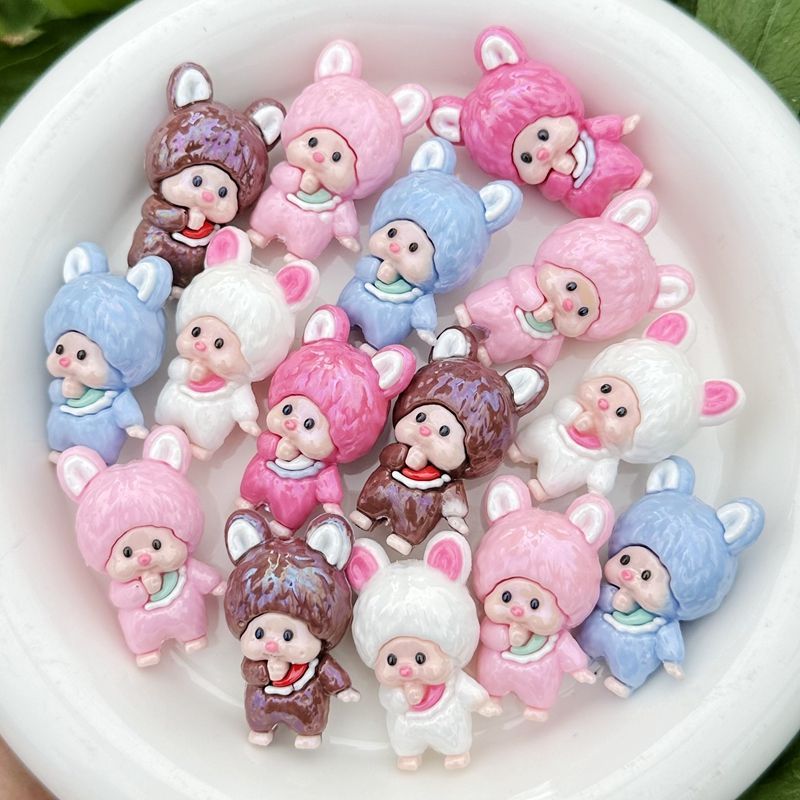 Mobile Electronics Gadgets - Cartoon staande figuur Monchichi siliconen schattig