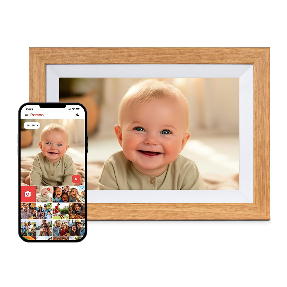 Digital Photo Frame Wifi - LCD touchscreen 32GB opslag WiFi slimme