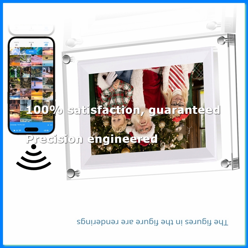 Digital Photo Frame Wifi - Nieuwe 7-inch transparante acryl digitale fotolijst