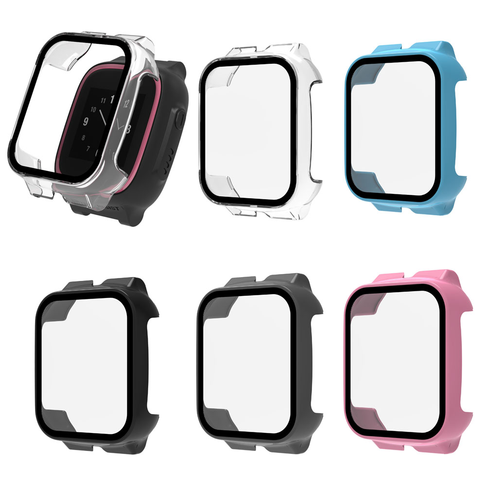 Smart Watch Kids - Hard Edge Shell Volledig scherm Glasbeschermer
