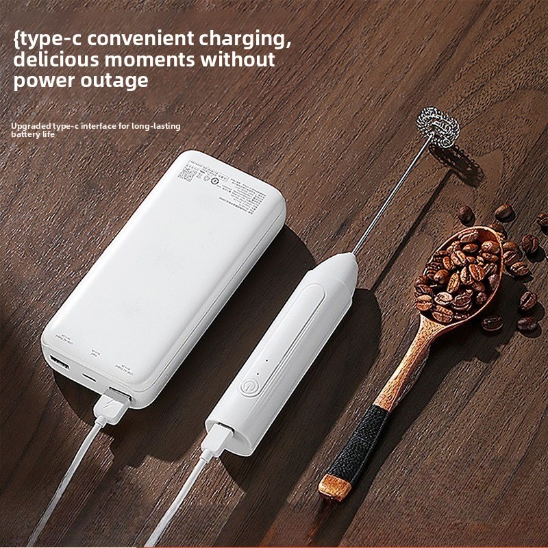 Kitchen Electronics Gadgets - Elektrische koffiemelkopschuimer, koffieroomklopper, handmixer, eierklopper, opschuimer,