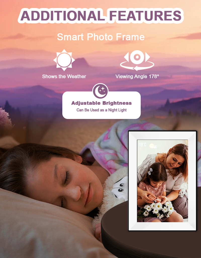 Uhale Digitale Fotolijst 10.1  - Digital Photo Frame Wifi recensie en prijs