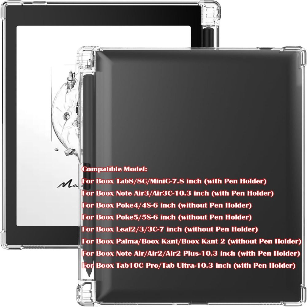 Transparante E-Ink tablet hoes - E-Ink Tablet Reader recensie en prijs