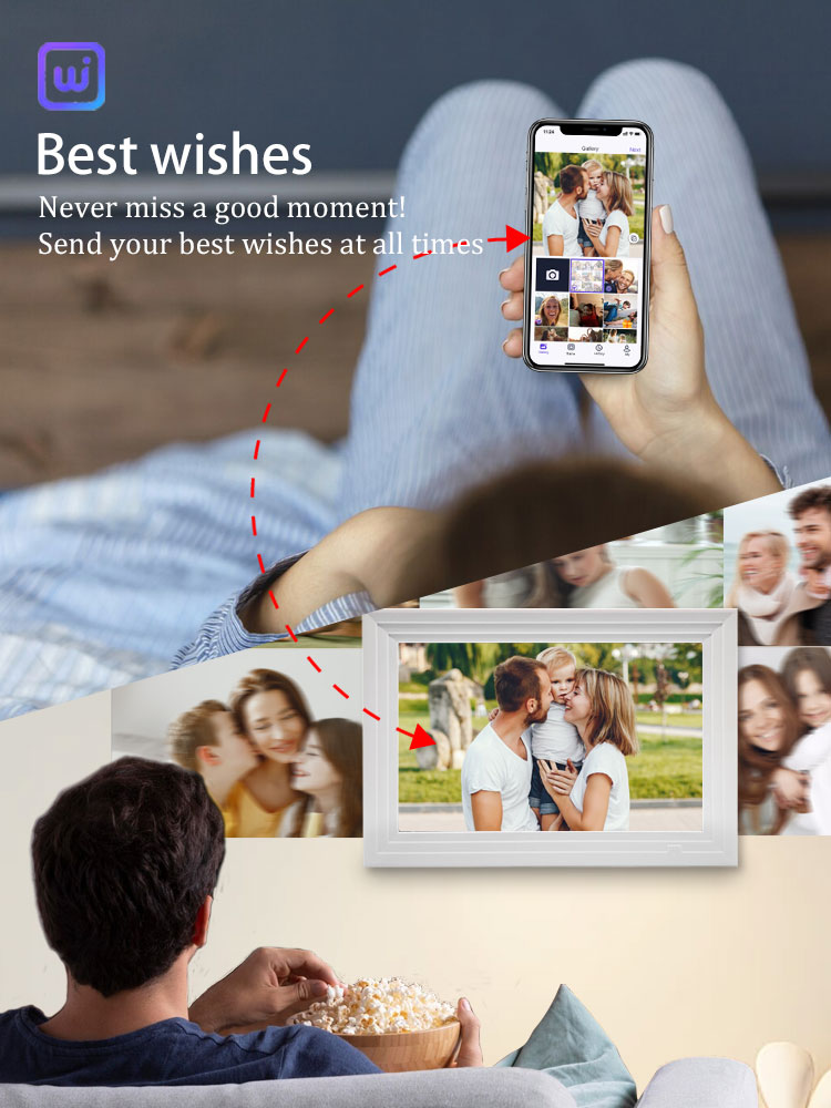 10,1-inch WiFi digitale fotoli - Digital Photo Frame Wifi recensie en prijs