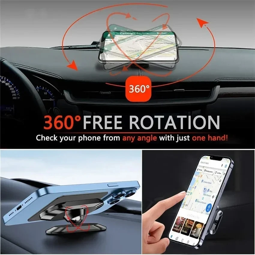 360 °   Magnetische auto telef - Useful Electronic Gadgets recensie en prijs