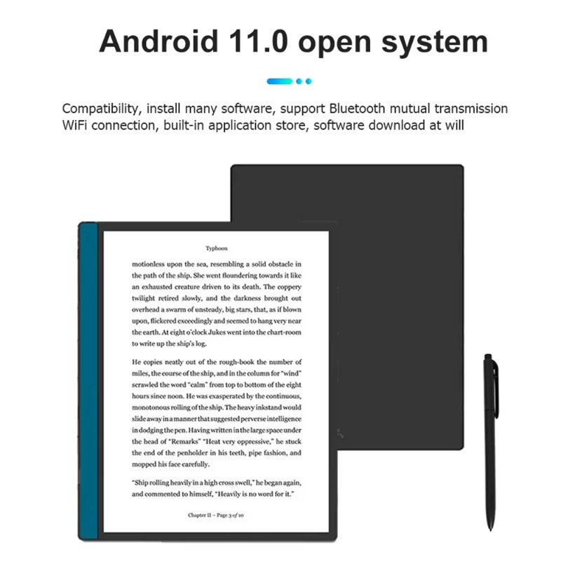 10,3 inch E-Ink tablet typewri - E-Ink Tablet Reader recensie en prijs